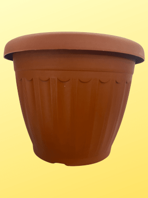 Maceteros Estriado Red. Terracota 28x22 CM
