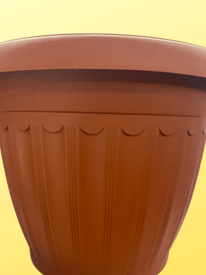 Macetero Estriado Red. Terracota 38x25,5 CM