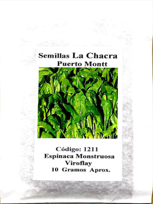 Espinaca Monstruosa Viroflay 10 Gramos