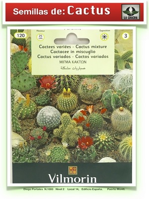 CACTUS VARIADOS Sobre Semillas