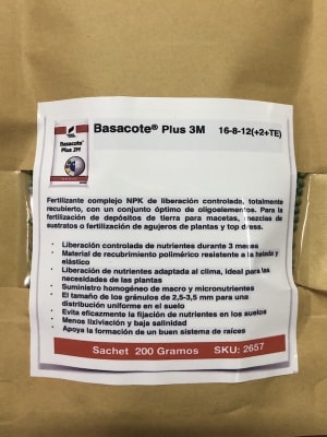 BASACOTE  PLus 3M Sachet 200 Gramos.