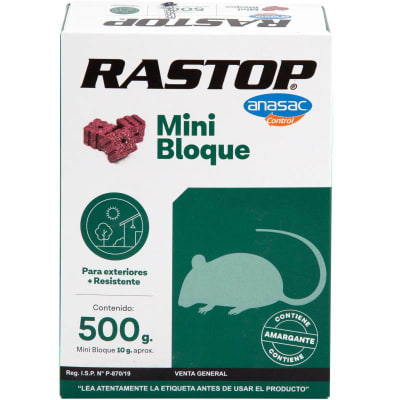 Rastop Mini Bloque Caja 500 Gramos