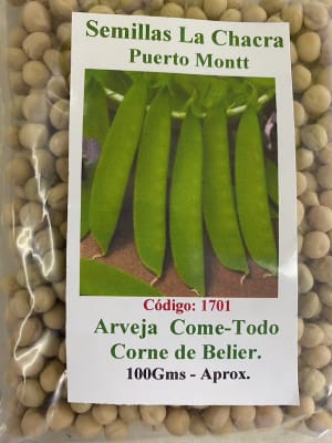 Arveja Corne de Bilier -Sinhila 100 Gramos