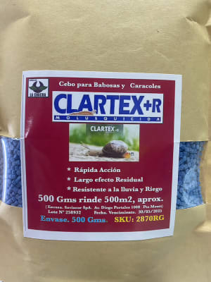 Cebo Para Caracoles Clartex +R. Sachet 500 Gramos