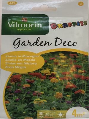 MEZCLAS DE 3 TIPOS DE ZINNIAS