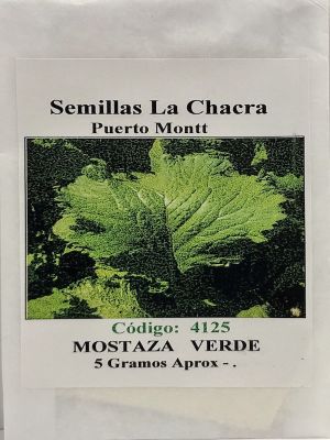 Mostaza Verde 5 Gramos