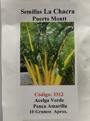 Acelga Verde Penca Amarilla 10 Gramos