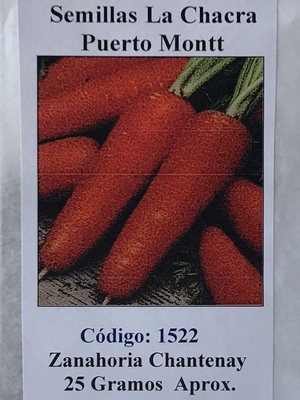 Zanahoria Royal Chantenay 25 Gramos