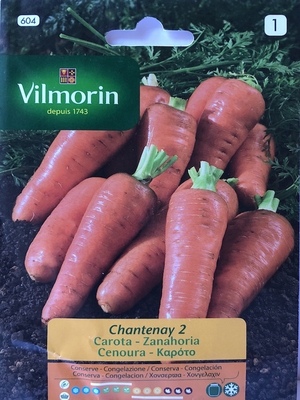 ZANAHORIA CHANTENAY 4 Gramos
