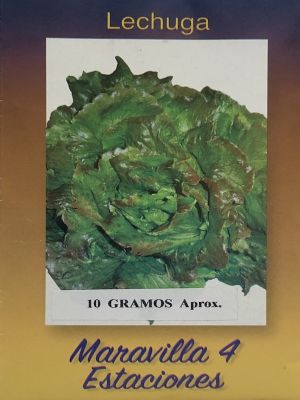 Lechuga Morada 4 Estaciones 10 Gramos