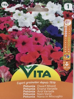 PETUNIA ENANA COLORES VARIADOS
