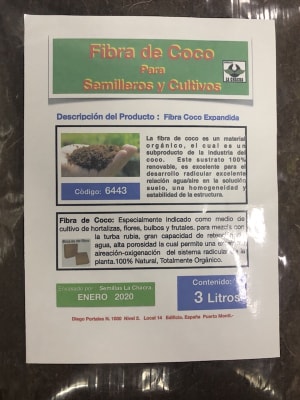 Fibra de Coco Expandida 3 Litros