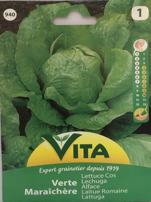 LECHUGA ROMANA VERTE  3 GRAMOS