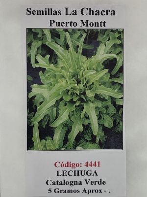 Lechuga Catalogna Verde 5 Gramos