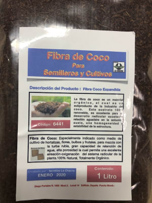 Fibra de Coco Expandida 1 Litro