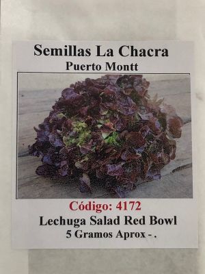 Lechuga Red Salad Bowl 5 Gramos