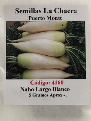 Nabo Blanco Largo