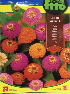 ZINNIA LILIPUT VARIADA