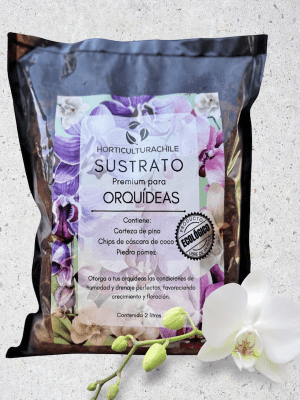 Sustrato Premium para Orquídeas. Bolsa. 2 Litros.