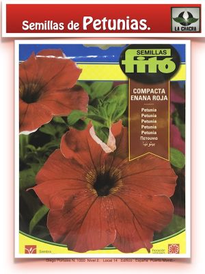 PETUNIA COMPACTA ENANA ROJA