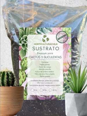 Sustrato para Cactus y Suculentas.  Bolsa 5 Kilos