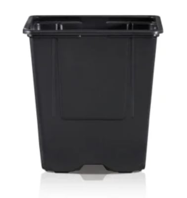 Pote Cuadrado Negro VQF 7x7x6,5