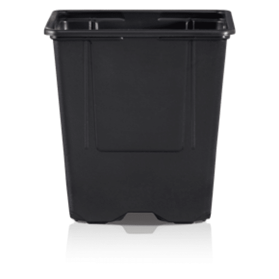 Pote Cuadrado Negro VQF 8x8x71