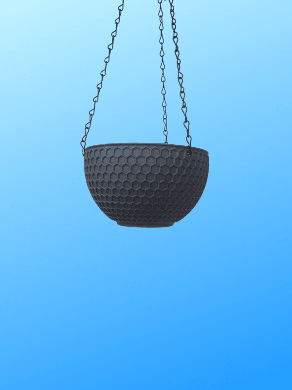 Macetero Colgante  Autorregante  Color. Gris 16x11 CM1