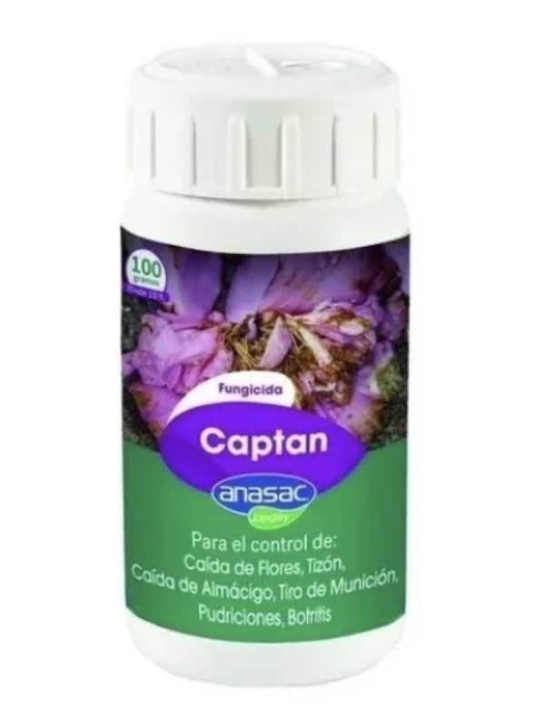 Captan 12 Wp. Frasco 100 Gramos1