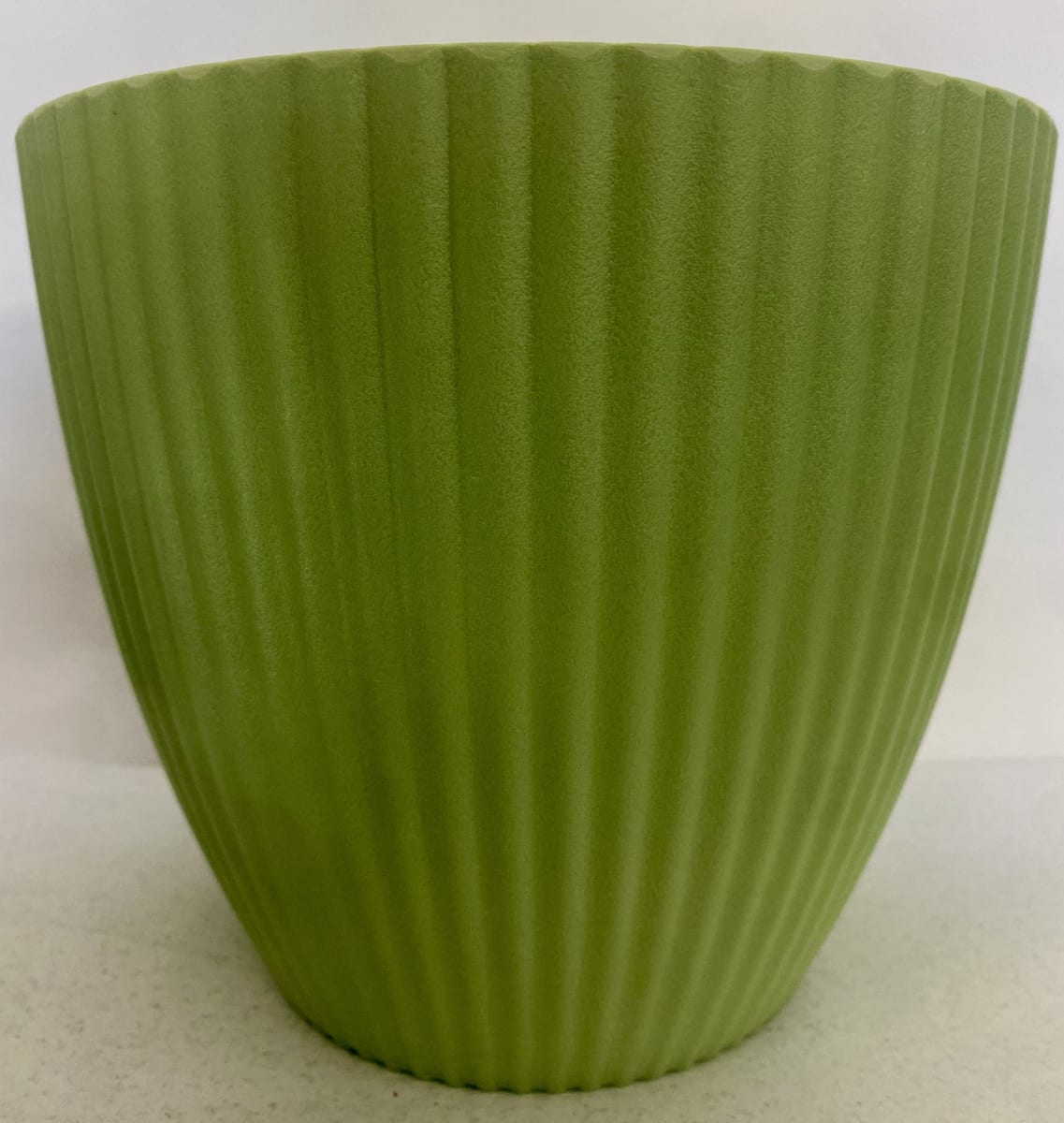 Maceteros Rayado Resina Grande Verde1