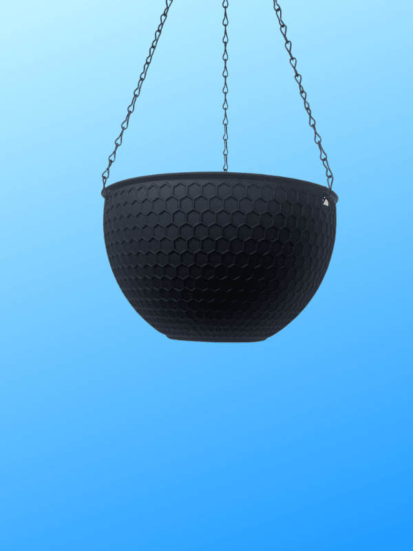 Macetero Colgante  Autorregante  Color: Negro 26x16 CM1