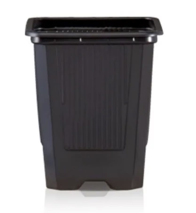 Pote Cuadrado Negro VQF 9X9X9,51