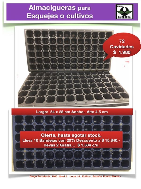 Almaciguera Bandeja 72 CV4