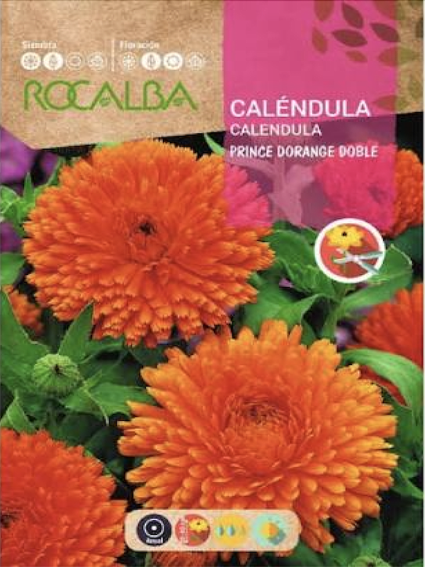 CALÉNDULA VARIADA Prince D' Orange1
