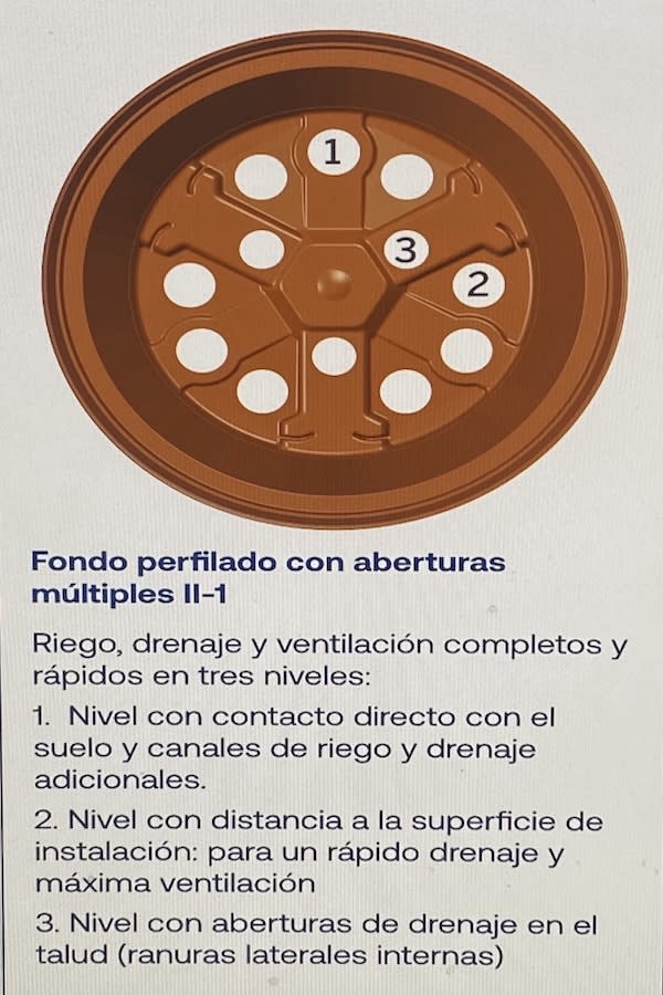 Macetero café para Cactus TO- 82