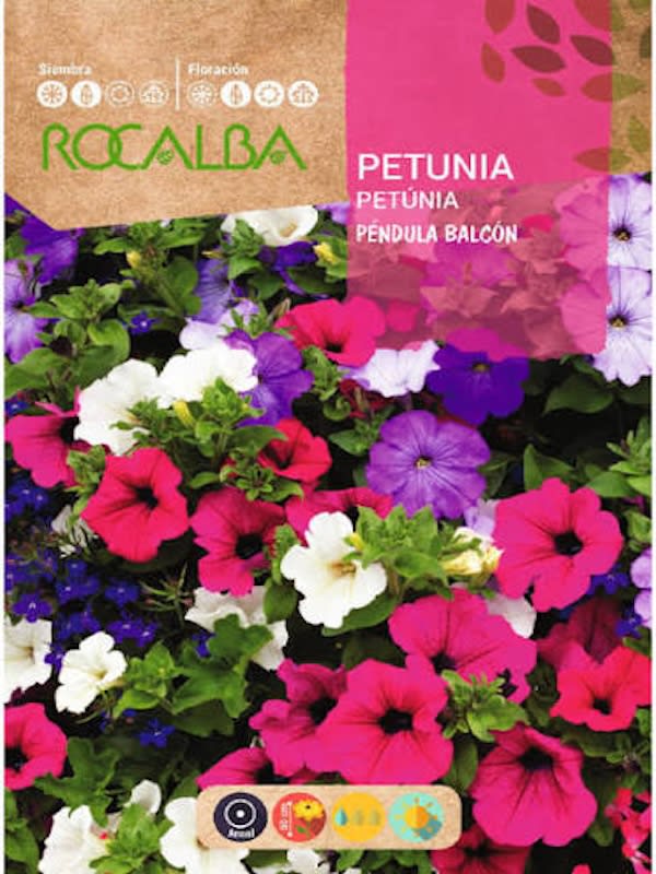 PETUNIA Péndula Balcón. Colores Variados1