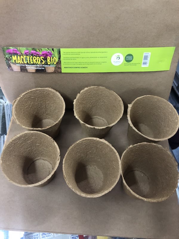 Macetas Biodegradables  Pack 6 Unidades3