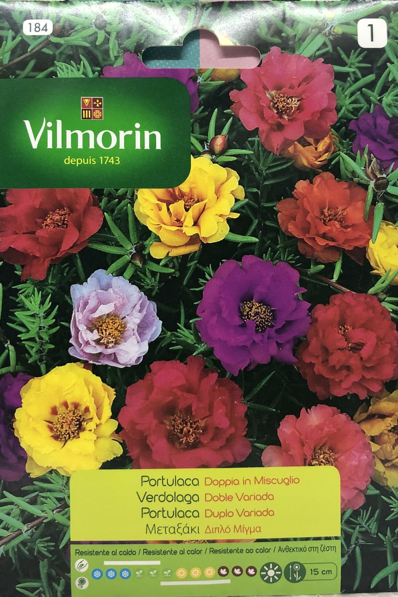 PORTULACA VILMORIN DOBLE VARIADA. 0.7 GRAMOS1