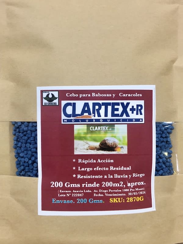 Cebo Para Caracoles Clartex +R. Sachet 200 Gramos1