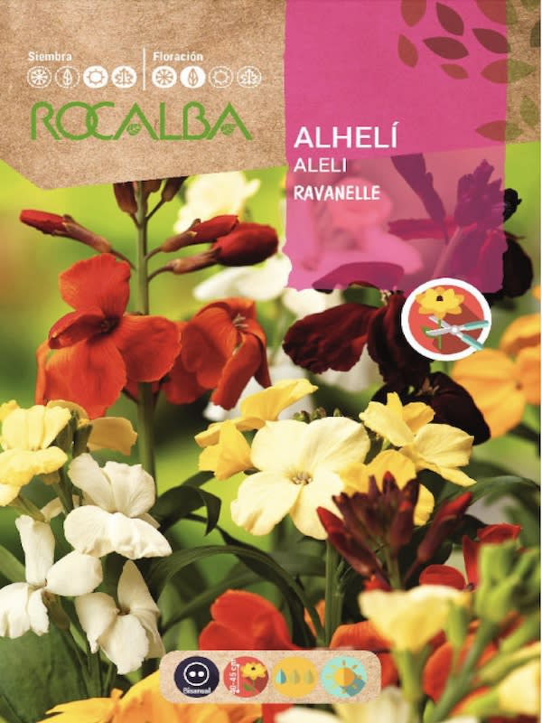 ALHELI Ravanelle, Colores Variados.1