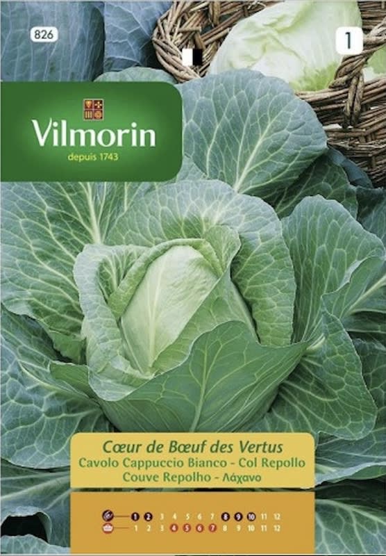 Repollo Corazón de Buey. Sobre 6 Gramos1