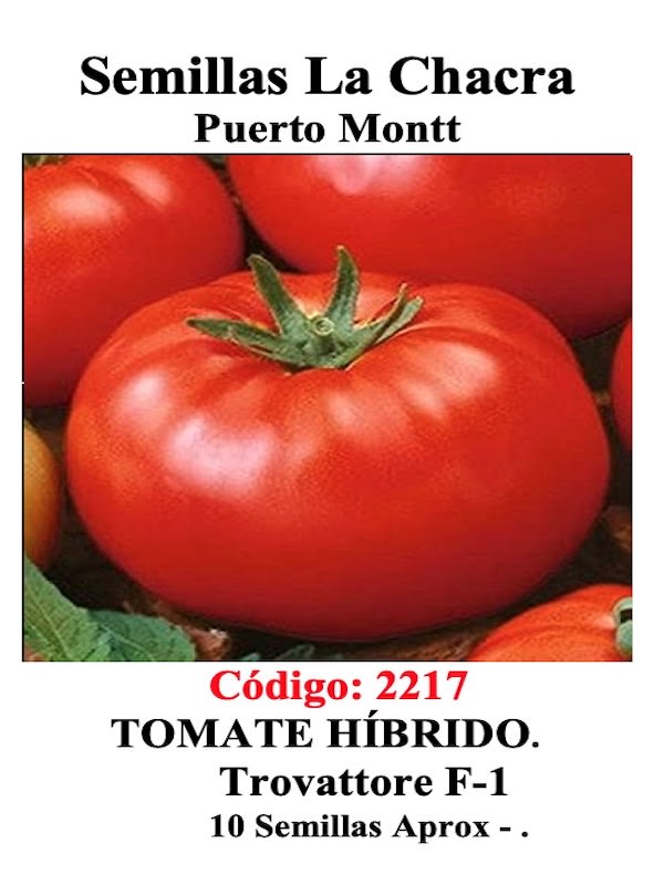 Tomate Híbrido Trovattore F-1  (10 Semillas)1