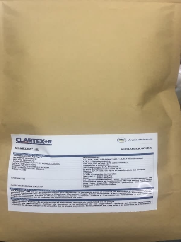 Cebo Para Caracoles Clartex +R. Sachet 500 Gramos2