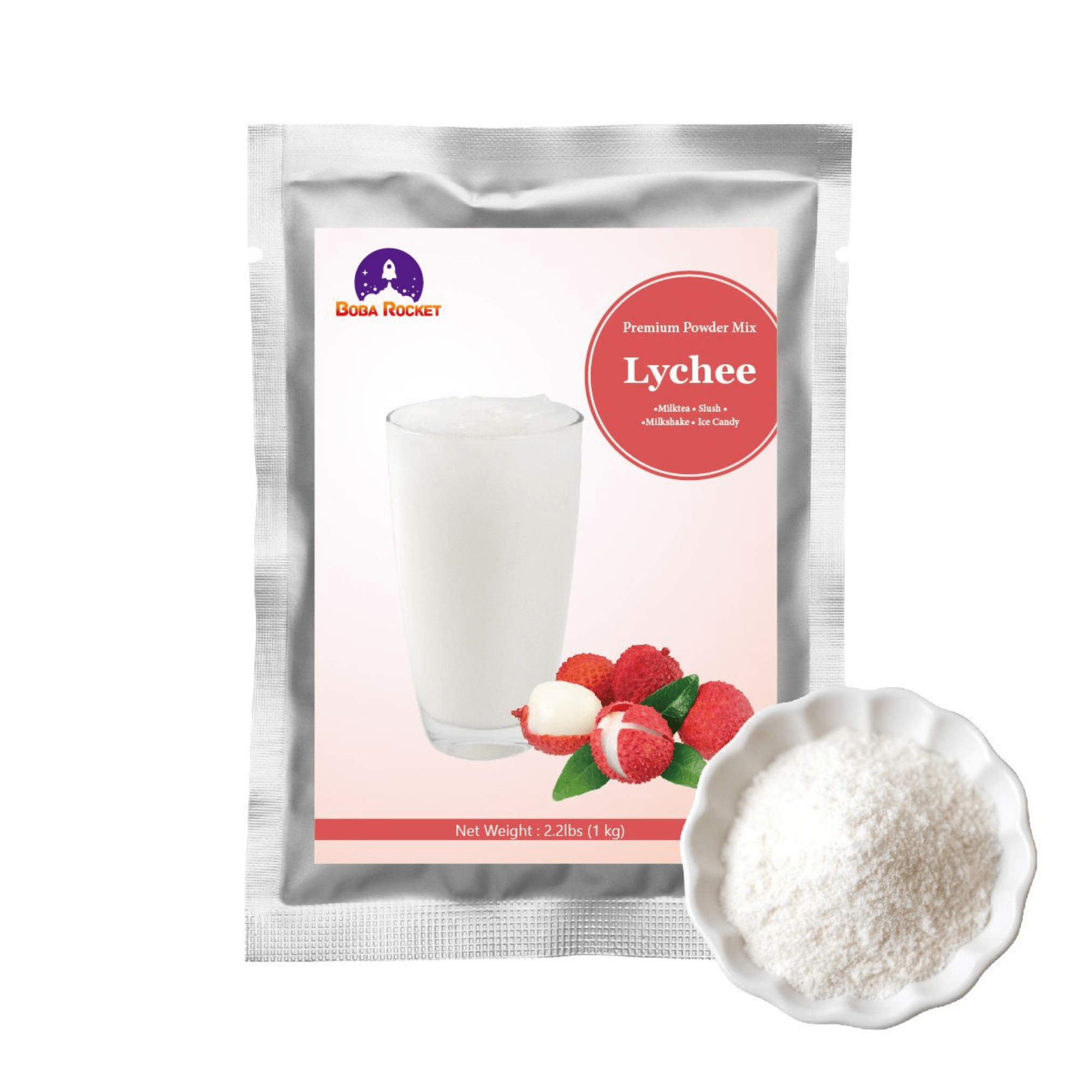 CONCENTRADO LATTE EN POLVO SABOR LITCHI 1KG LITCHI 1KG