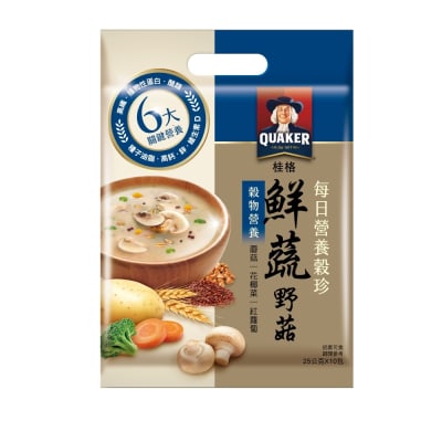 AVENA INSTANTANEA SABOR VERDURAS FRESCAS Y SETAS SILVESTRES 250GR1