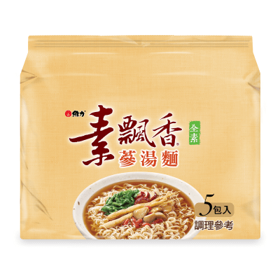 FIDEOS INST. VEGANA CON HIERBAS Y GINSEN 75GR PACK 5UND1
