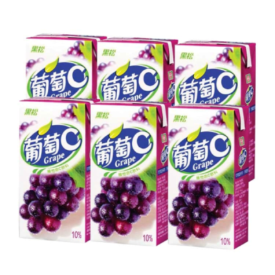 JUGO DE UVA CON VITAMINA C 300ML PACK 6UND1