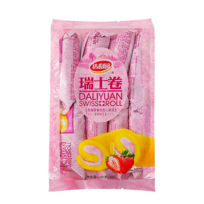 ROLLO SUIZO SABOR FRUTILLA 160GR1