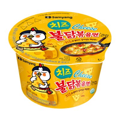RAMEN INST SABOR POLLO PICANTE CON QUESO 105GR POTE1