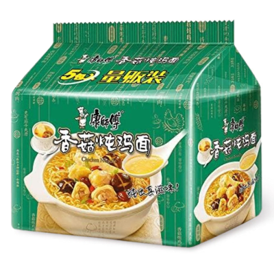 FIDEOS INST. SABOR POLLO CON CHAMPIÑON 100GR PACK 5UND1